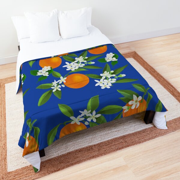 Orange Blossom and Jasmine Comforter