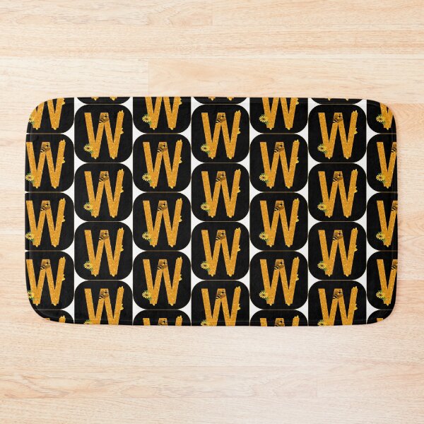 Item preview, Alphabet W Honeycomb Bee designed and sold by Fas Designs.