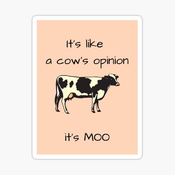 C'est MOOt Sticker