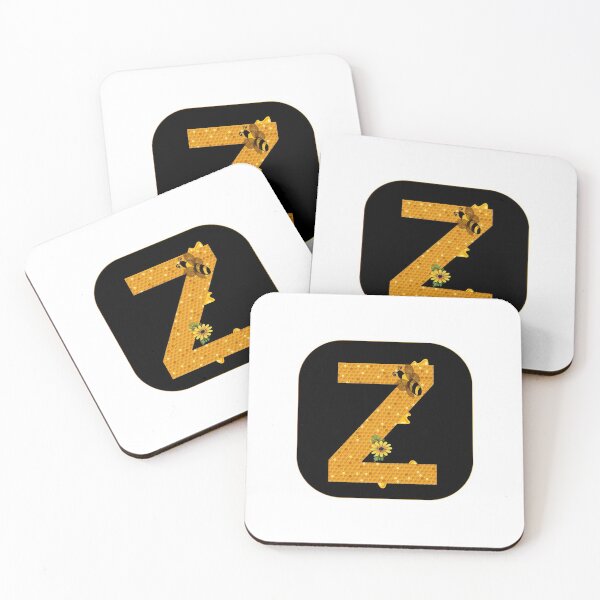 Item preview, Alphabet Z Honeycomb Bee designed and sold by Fas Designs.