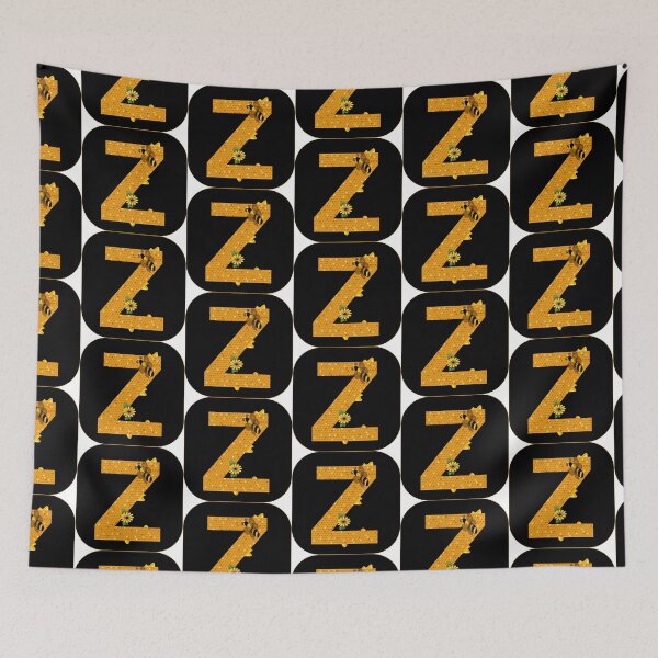 Item preview, Alphabet Z Honeycomb Bee designed and sold by Fas Designs.