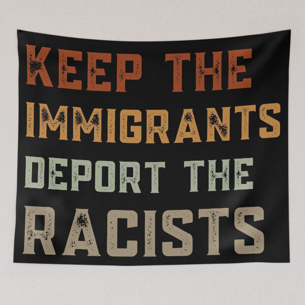 Item preview, Keep The Immigrants Deport The Racists | Fight For Equality designed and sold by KauzSL.
