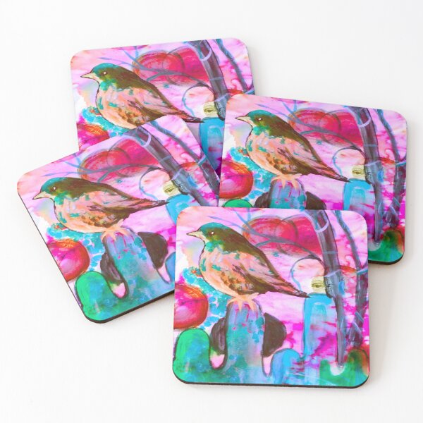 Item preview, Original Painting of Bird  designed and sold by RedRoofStudio.