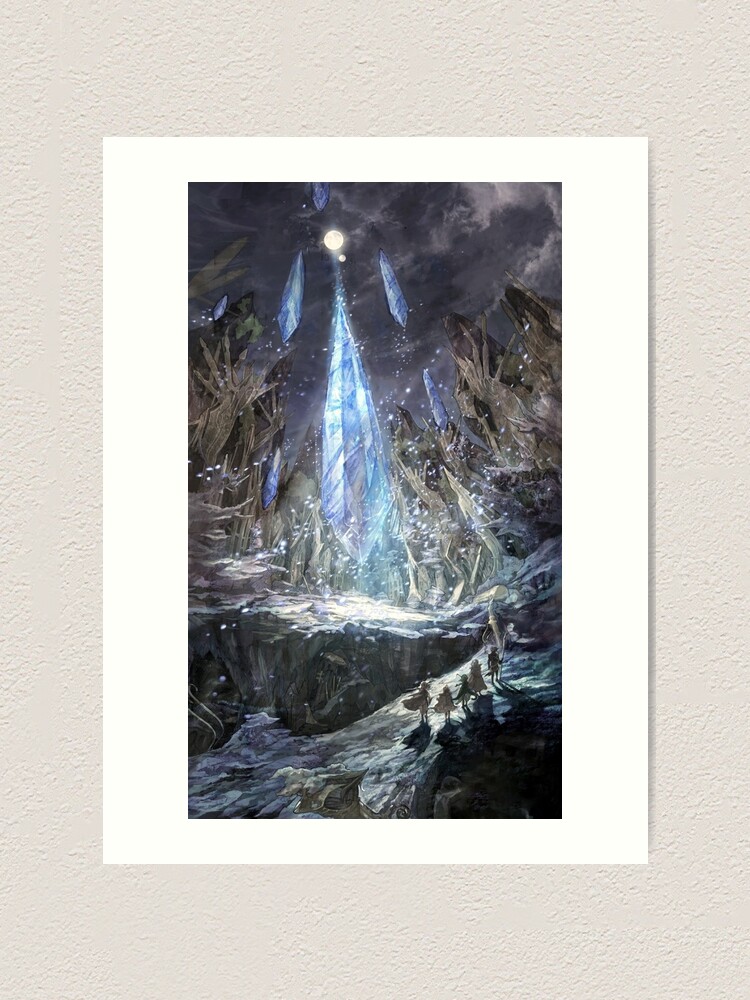 Final Fantasy Crystal Art Print for Sale by CAINHURST