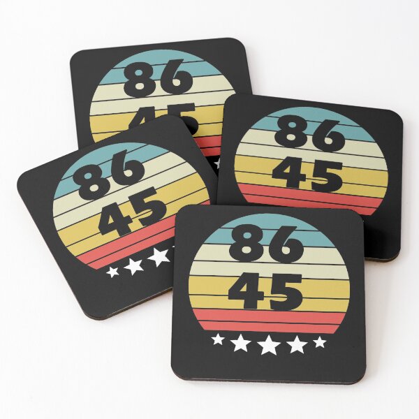 Item preview, Classic Vintage Style 86 45 Anti Trump Funny  designed and sold by Nouri King.