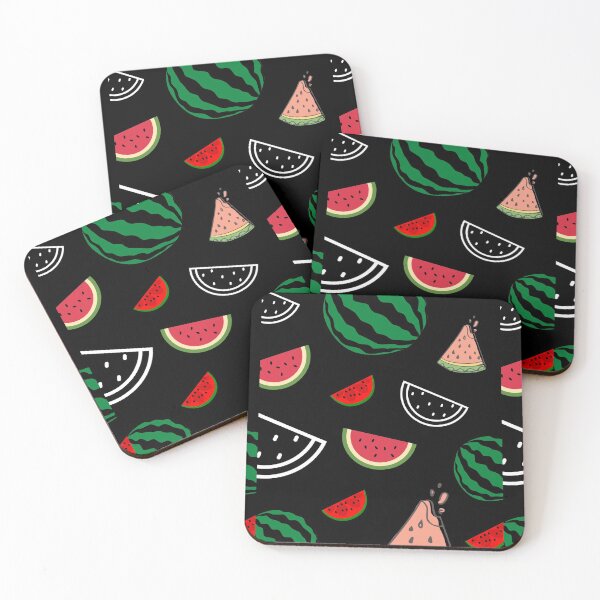 Item preview, Basic black cute watermelon fruits pattern gift design designed and sold by Michael Schmidt.