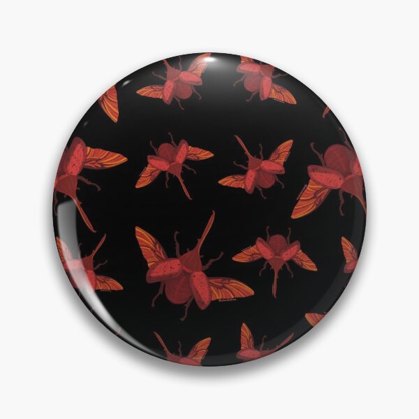 Item preview, Hercules Beetle Swarm Pattern (Dynastes hercules) designed and sold by Alawstrations.