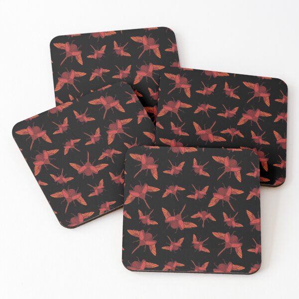 Item preview, Hercules Beetle Swarm Pattern (Dynastes hercules) designed and sold by Alawstrations.