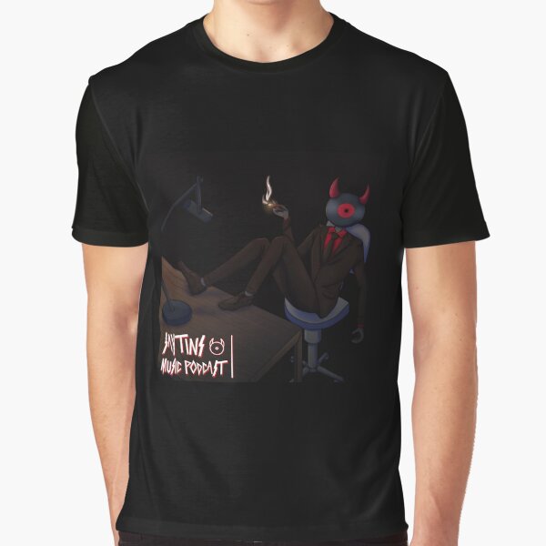 Saytin's Music Podcast Art Graphic T-Shirt