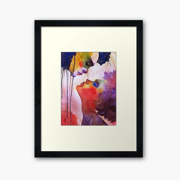 I love you, I hate you Framed Art Print
