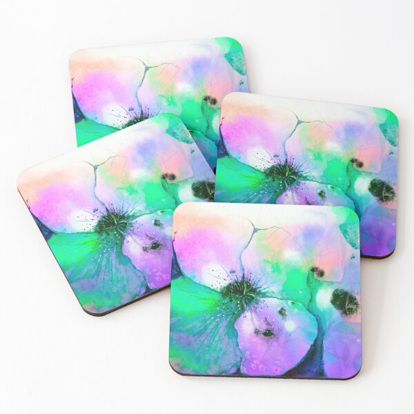Item preview, Original Water Color Painting of Pastel Poppies designed and sold by RedRoofStudio.
