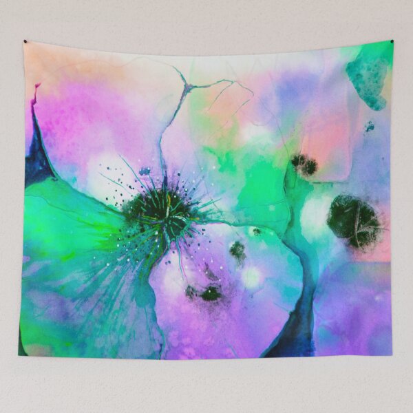 Item preview, Original Water Color Painting of Pastel Poppies designed and sold by RedRoofStudio.