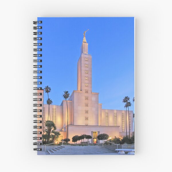 Aperçu de l'œuvre Los Angeles California Temple - Front Stairs 16x20 créée et vendue par Ken Fortie.