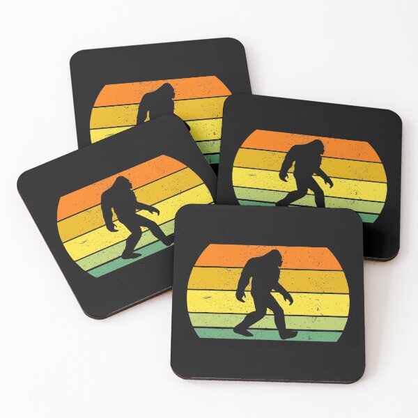Item preview, Funny Retro Vintage Bigfoot Sasquatch Silhouette designed and sold by jcorres.