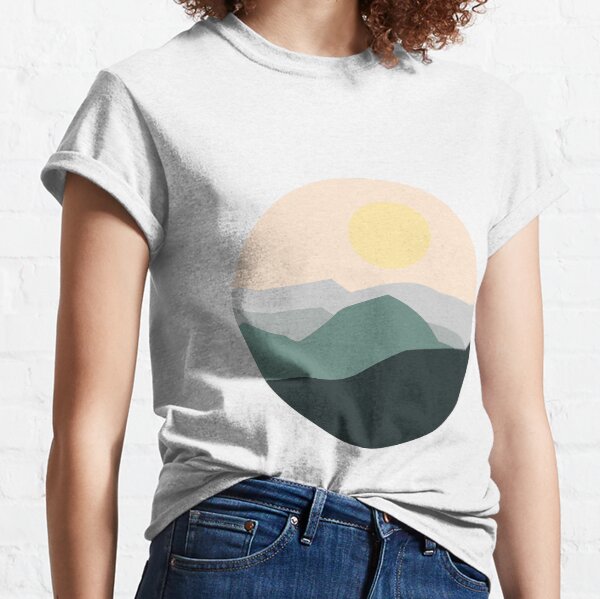 Teal Sunrise Classic T-Shirt