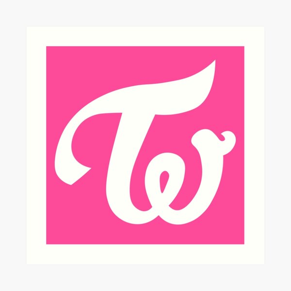 Twice Logo Wall Art Redbubble