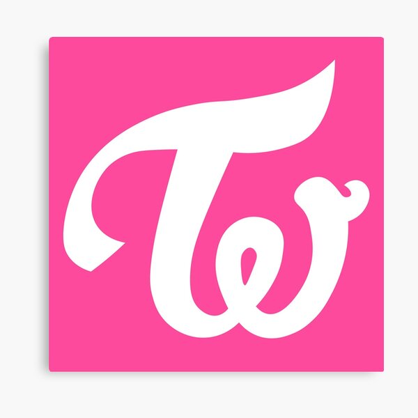 Twice Kpop Logo Wall Art Redbubble
