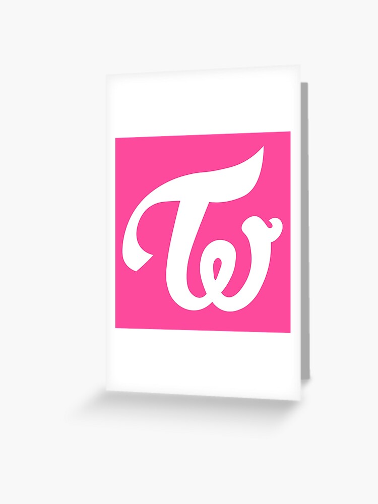 Twice Logo White Greeting Card By Sirenscalling Redbubble
