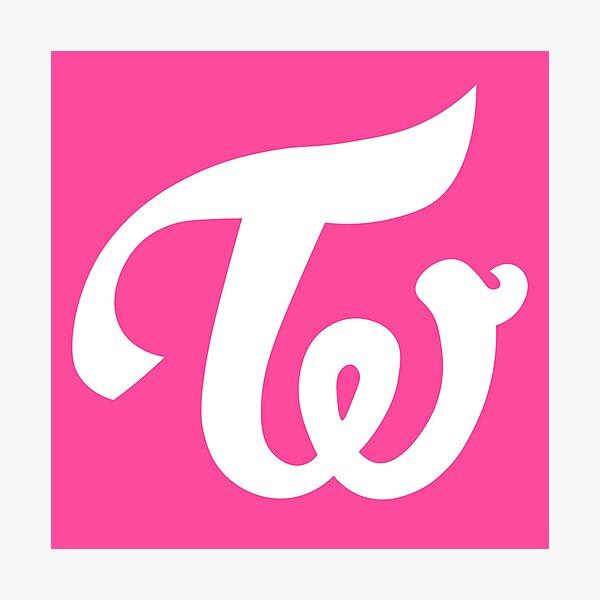 Twice Logo White Photographic Print By Sirenscalling Redbubble