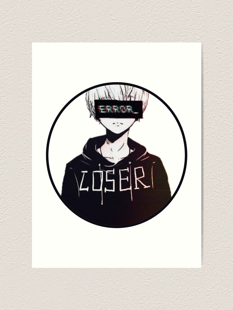 Anime Boy Art Print By Bpho21 Redbubble