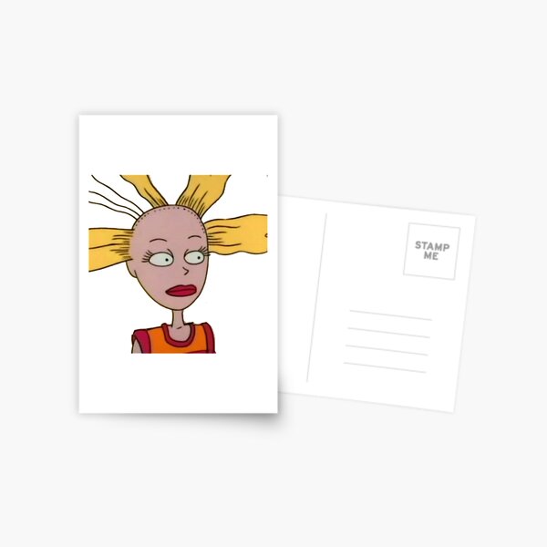 Cynthia Sticker Nickelodeon Rugrats Cartoon Character Sticker Postcard By Sloppydisk Redbubble 1815