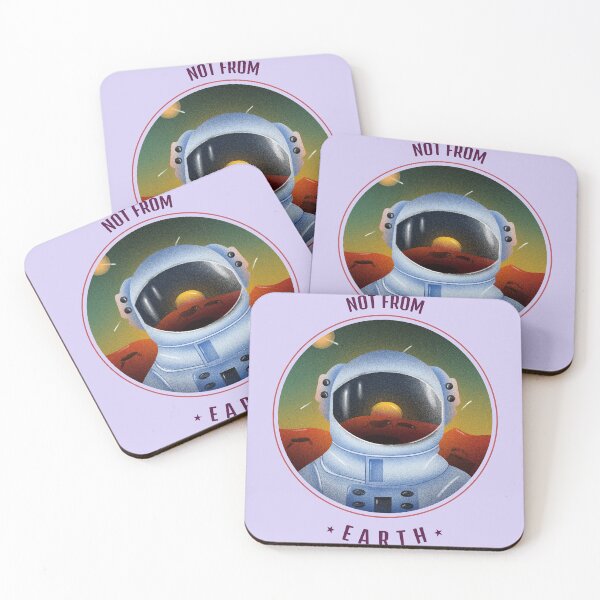 Item preview, Not From Earth | Funny Astronaut designed and sold by Fernandovils.