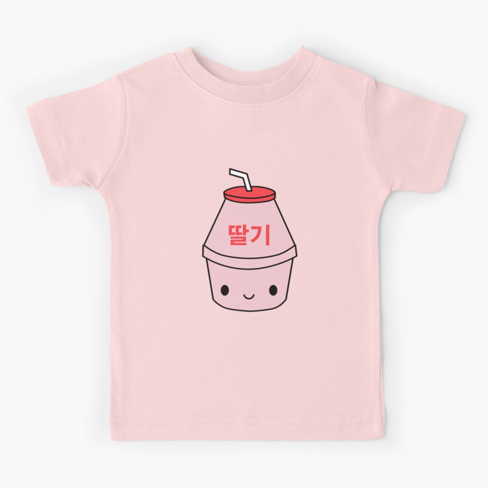  Cute Pink Strawberry Kawaii Aesthetic Anime Funny T-Shirt :  Clothing, Shoes & Jewelry