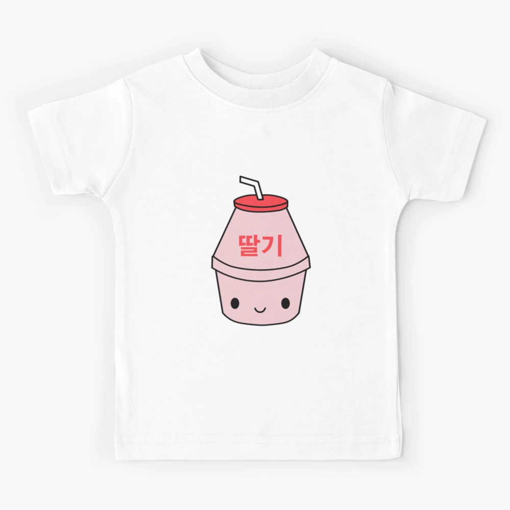 【希少】MILKBOY STRAWBERRY NEWS SHIRTS ホワイト STRAWBERRY SHORTCAKE 79 Plaid Unisex Kids Tee - LIGHT BLUE