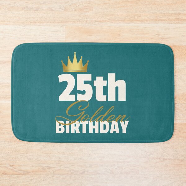 Item preview, 25th Golden Birthday Year Age Crown graphic designed and sold by doodabobs.