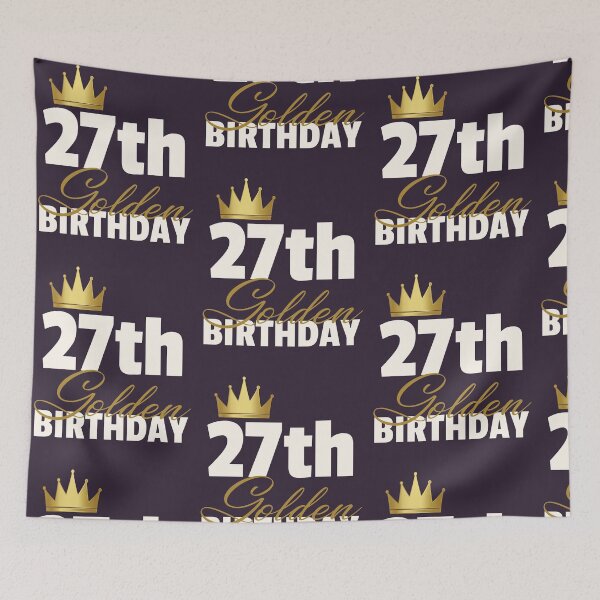 Item preview, 27th Golden Birthday Year Age Crown product designed and sold by doodabobs.