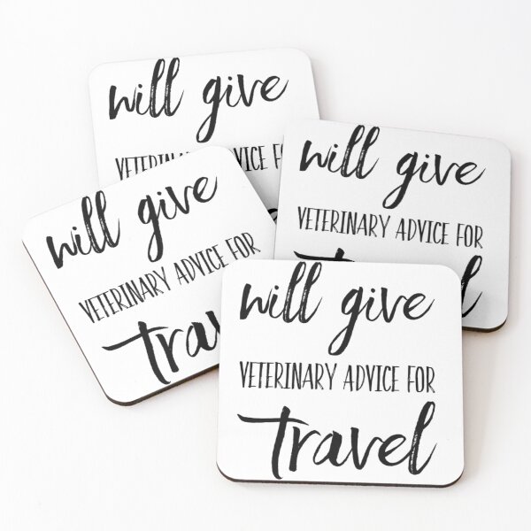 Item preview, Vet Tech/Veterinarian "Will Give Advice For Travel" Funny! designed and sold by CJCTEES.