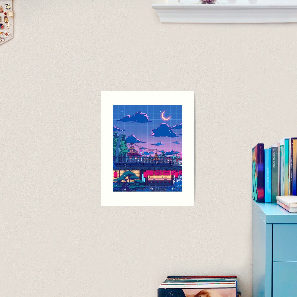 Ramen Village Art Print