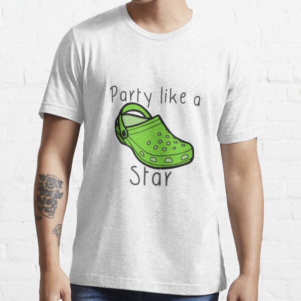 Party like a croc star shirt Clearance