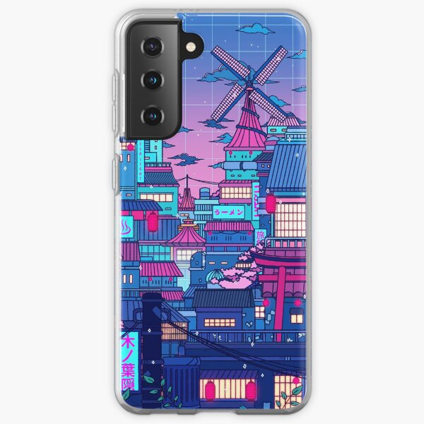 Cyberpunk Village Samsung Galaxy Soft Case