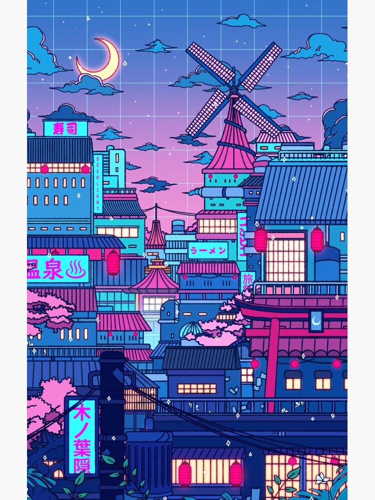 Cyberpunk Village by SeerStuff