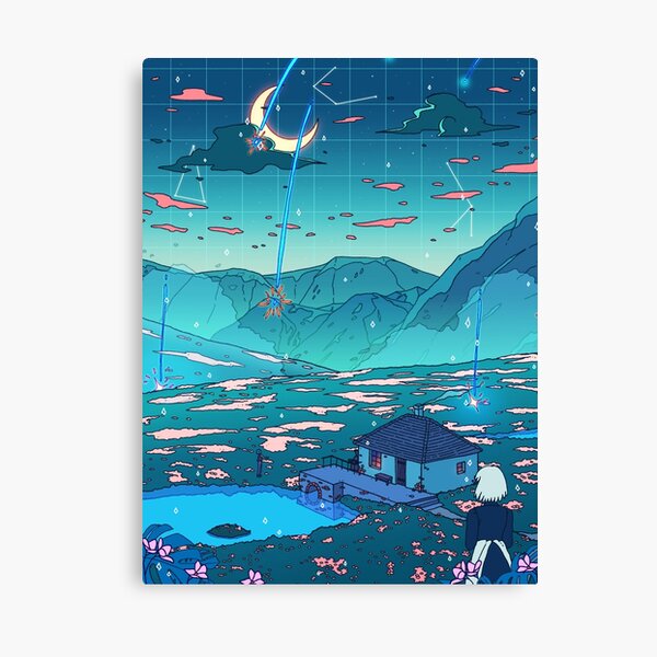 Crystal Shower Canvas Print
