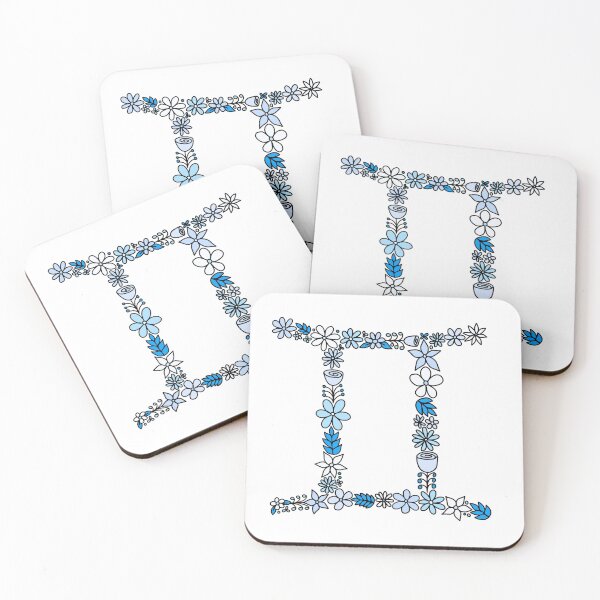 Item preview, Blue Gemini Zodiac Symbol designed and sold by karinapezeshkan.