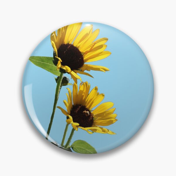Item preview, Twin sunflowers designed and sold by HappyThoughts85.