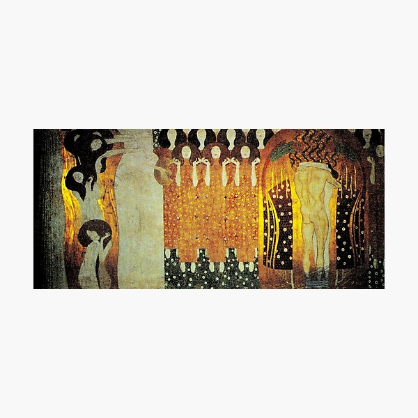 "Choir of the Paradise Angels" (detail) | Klimt's "Beethoven Frieze" Photographic Print