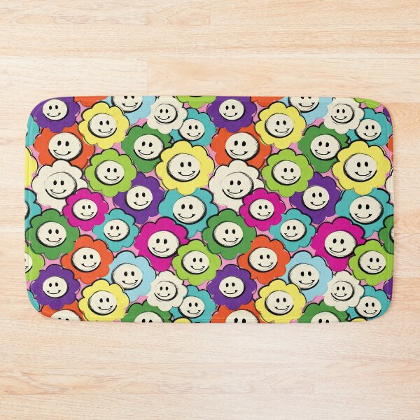 Item preview, Happy Flowers designed and sold by PrintGirlNYC.