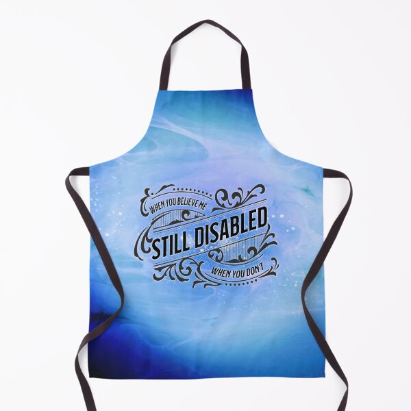 Item preview, Sapphire Believe Me, Still Disabled designed and sold by PrettySickArt.