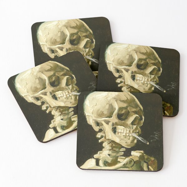 Item preview, Skull of a Skeleton with Burning Cigarette. Vincent van Gogh. designed and sold by George Arakelov.