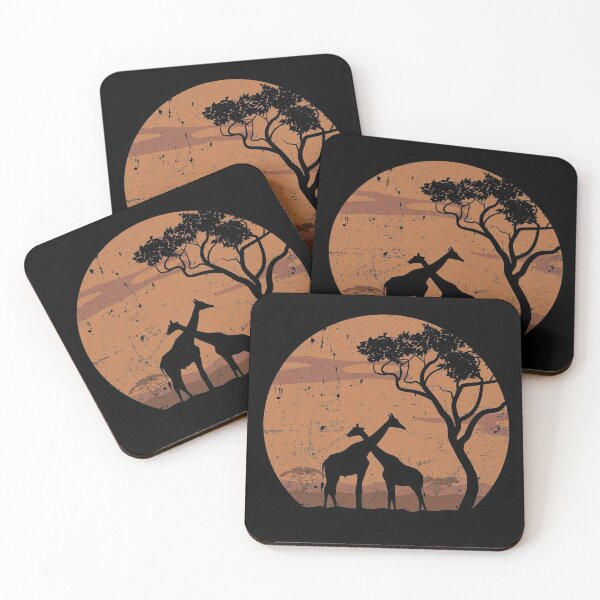 Item preview, Africa Safari Sunset wildlife animals giraffe designed and sold by billyperks.
