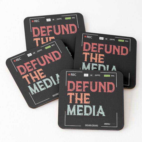 Item preview, Defund The Media designed and sold by RedoneDesignART ⭐⭐⭐⭐⭐.