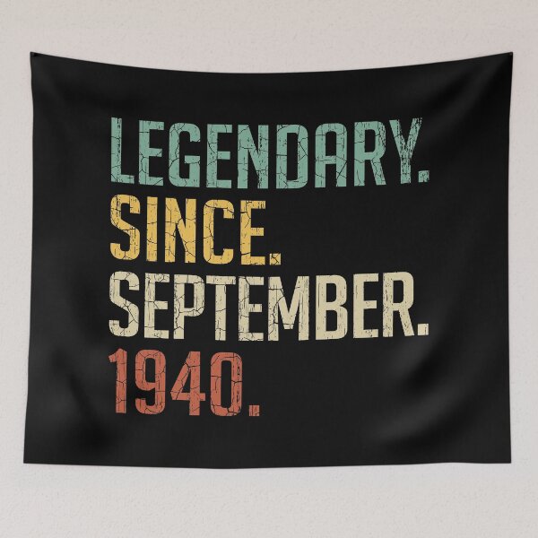 Item preview, Legendary Since September 1940 80th Birthday Gift 80 Years Old Vintage September 1940 designed and sold by Takatv.