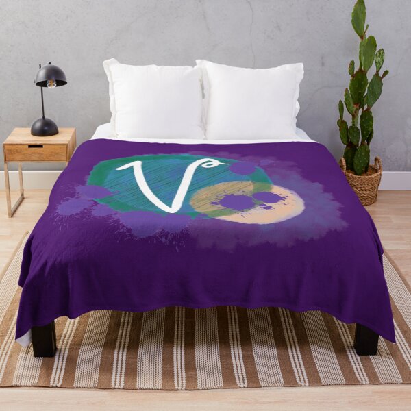Item preview, Copy of Watercolor Monogram V designed and sold by jessieartsdaily.