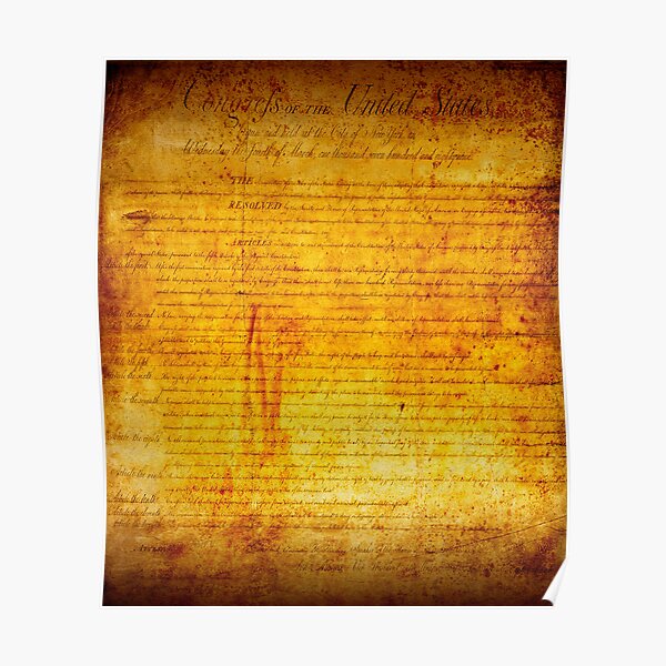 quot U S BILL of RIGHTS quot Poster by Daniel Hagerman Redbubble quot U S BILL of RIGHTS quot Poster by Daniel Hagerman Redbubble