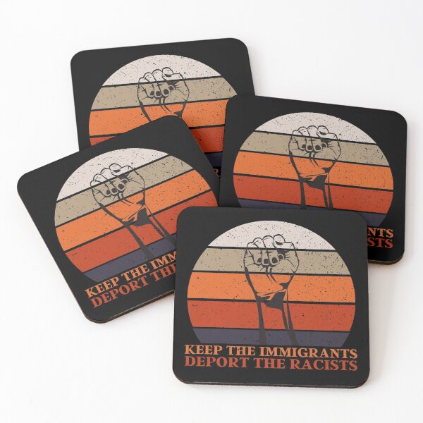Item preview, Keep The Immigrants Deport The Racists | Retro Equality Sunset designed and sold by KauzSL.