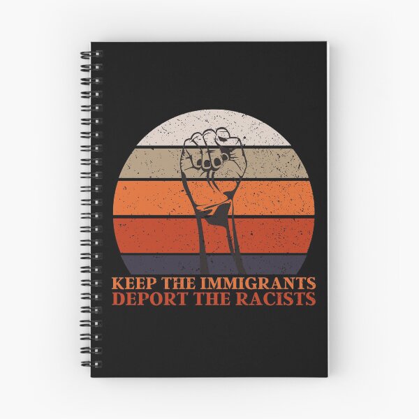 Item preview, Keep The Immigrants Deport The Racists | Retro Equality Sunset designed and sold by KauzSL.