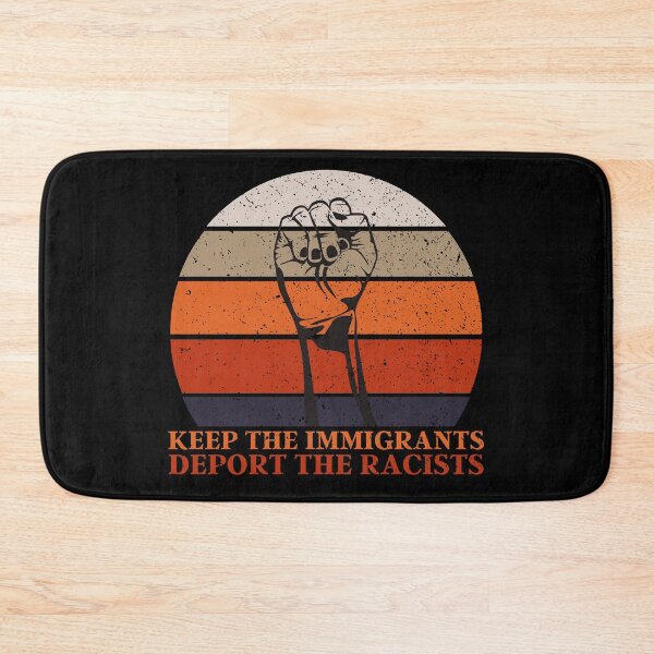 Item preview, Keep The Immigrants Deport The Racists | Retro Equality Sunset designed and sold by KauzSL.